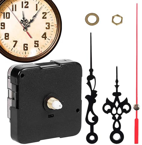 Silent Clock Movement Kit - Mekanism Högt Vridmoment, Bytessats Väggklocka, Nålsats Metallklocka, Tillbehör DIY-hantverksreparation | Klockmotor Hantverkare
