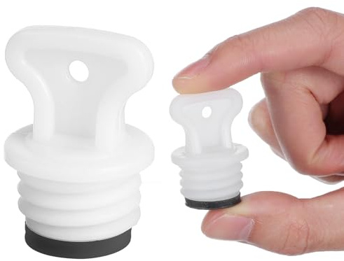 BAZEITFLOW Tappo in Gomma per Borsa Acqua Calda, Ricambio Piccolo 2 Pezzi, Sigillante Resistente al Calore, Stop Perdite per Borse Acqua Calda, Compatibile per Uso Domestico e Terapeutico