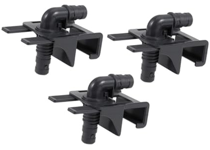 BESPORTBLE 3pcs Aquarium Hose Clamps for Glass Anti-slip Plastic Pipe Holders for Fish Tank Water Pipes Non-damaging Water Hose Clips with Quick Setup and Secure Fixing