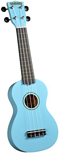 Hamano U-13,6 kg bunte Sopran-Ukulele, Hellblau