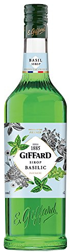 Giffard - Sirop de Basilic - Recette et Fabrication Françaises - Floral et Frais - 1 Litre