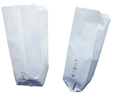 IMBALLAGGI 2000 - Sacchetti Alimenti in Carta Kraft Bianco - Formato 14x28 cm - Ideali per Confezionare Cibo e Pane - Confezione da 1000 Pezzi