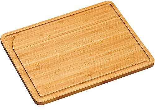 Kesper 58122 Schneidebrett 40x30x1,6cm aus Bambus, Braun, 40 x 30 x 1,6 cm