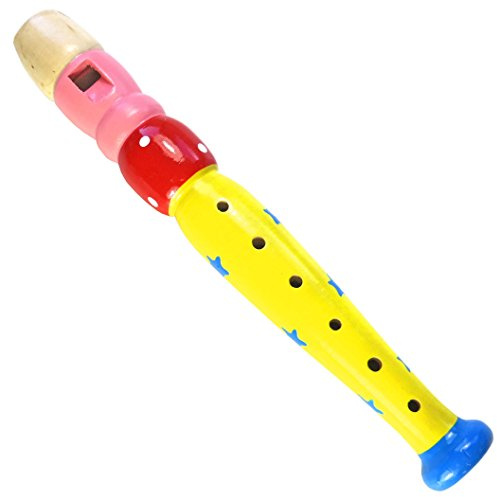 keepdrum KFL2YW Musik-Spielzeug Flöte für Kinder Gelb