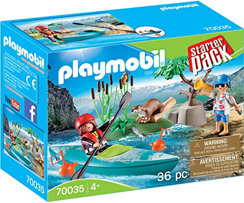 Playmobil 70035 Starter Pack Kayak Adventure, Fun Imaginative Role-Play, PlaySets Suitable for Children Ages 4+