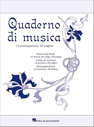 Quaderno di Musica Form 23,5x31,5 - 12 Lines