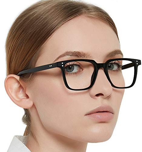 MARE AZZURO Computer Reading Glasses Women Blue Light Blocking Readers 0 1.0 1.25 1.5 1.75 2.0 2.25 2.5 2.75 3.0 3.5 4.0 5.0 6.0 (Black, 2.00)