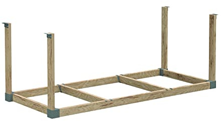 HyLoft Schweres Do-it-Yourself-Decken-Aufbewahrungs-Set, Kunststoff, 121,9 x 243,8 cm, Grau