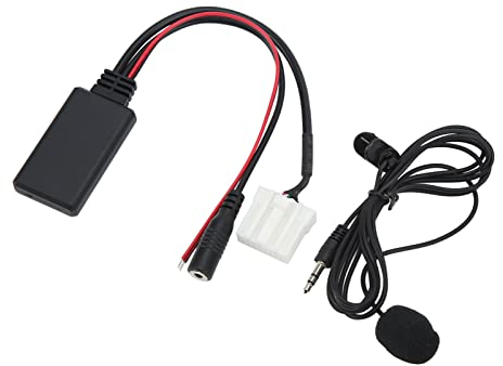 Akozon Bluetooth 5.0 Freisprecheinrichtung und Musik Adapter - Wireless AUX IN für 2 3 5 6 - 150 cm