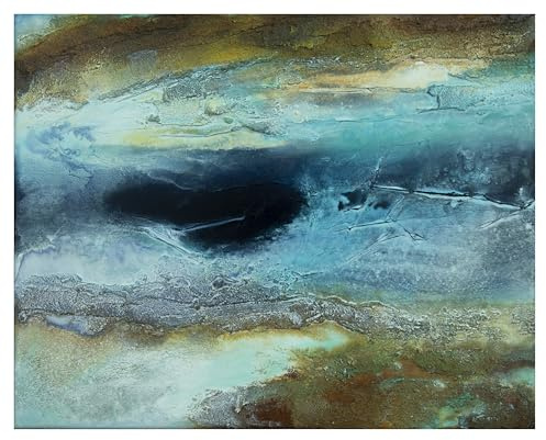 Meer abstrakt original Acrylbild 40x50 cm