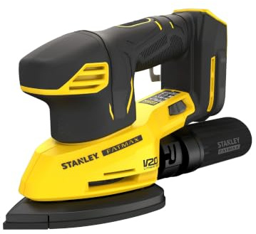 STANLEY FATMAX V20 Ponceuse de détail sans fi lbrushless, SFMCW221B-XJ | sans batterie ni chargeur, 18V