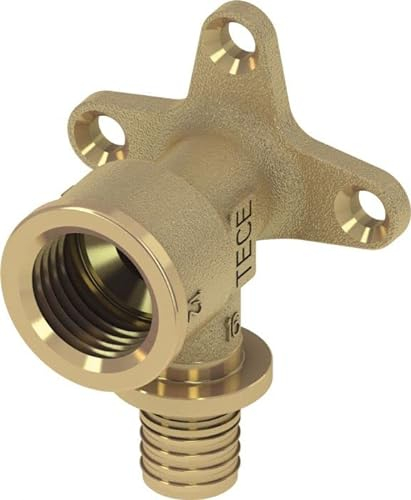 TECE Wandscheibe 16x1/2 GW 768516 messing