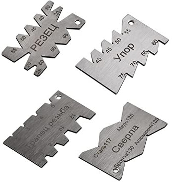 ICAMAS Schablone Messwinkel Winkelmesser Drahtschneiden Edelstahl Werkzeugeinstellung Schablone Gewinde vernickelt Zimmermann Messwerkzeug (Color : CBepna)