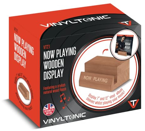 VINYLTONIC NOW PLAYING WOODEN STAND