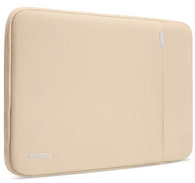 tomtoc 360° Tasche Hülle für 15 Zoll MacBook Air M5/M4/M3/M2 2026-2023 | Laptophülle Kompatibel mit MacBook Air 15 Zoll, Surface Laptop 7/6/5/4 15 Zoll, Wasserabweisende Laptoptasche mit 360° Schutz