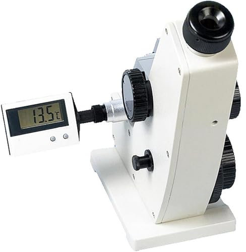 Qiang Digitales Abbe-Monokular-Refraktometer,Automatische Optische Instrumente Mit Brechungsindex Nd 1,3–1,7 Brix 0–95% 0,0005 Durchschnittlicher Dispersionswert,Laborausrüstung