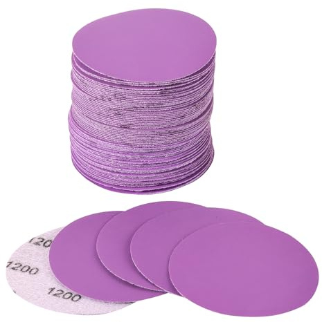 Arilier 3 Inch Sanding Disc 40Pcs, 1200 Grit Sandpaper, Drill Sanding Attachment, Wet Dry Hook and Loop Sandpaper Discs for Random Orbital Sanders, Alumina Sand Paper for Wood, Metal, Automotive