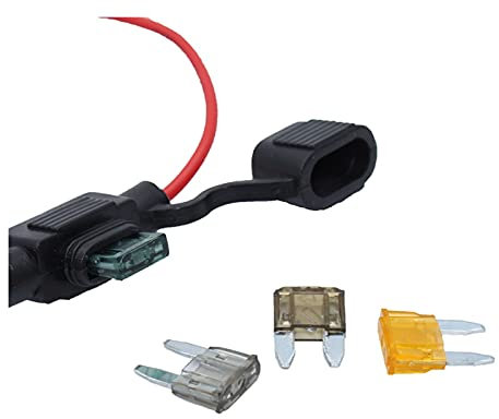 Sicherung 12 V Auto Wasserdichter Sicherungshalter Buchse TAP Adapter Micro/Mini/Standard ATM APM mit 10A Klinge Auto Auto Motorrad Motorrad Sicherung Ersatzsicherung (Color : Ch, Size : 30A and Fus