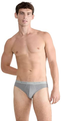Sloggi Slip Bassi Uomo Men Basic Mini 6P, Grigio 5
