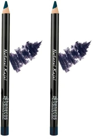 Benecos - natural beauty 90214 Benecos natural cosmetics - lápiz kajal - vegano - sin talco - azul noche (Paquete de 2)