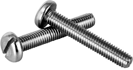 RYSUPPLY Flachkopfschrauben aus Edelstahl | M6 x 20 | Flachrundkopfschrauben | DIN 85 | Schlitzschrauben | 10 Stück | In diversen Größen und Mengen erhältlich