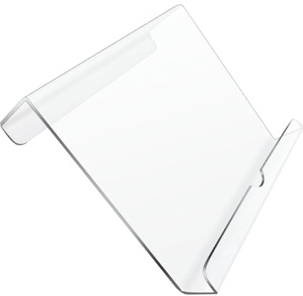 Acrylic Book Holder,Reading Stand Book Holder | Clamp Bracket Rack Attachment Mount for Steppers Gym Work Fitness Exercise Bikes Study