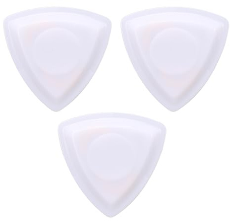3 PCs LED -Gitarren -Pick -Pick -Abholung weiß grün lila leuchtende Gitarren -Picks für elektrische Akustikgitarren Bass Ukulele Bauchmuskeln