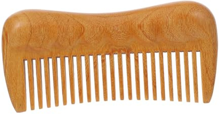 BEBEMOKO Creative Anti-static Wooden Massage Comb for Women Dense Tooth Boxwood Scalp Massager Portable Lightweight Hair Care Tool to Promote Circulation and Prevent Hair Loss