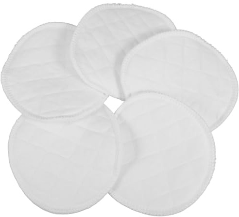 DOITOOL Coppette Allattamento Lavabili in Cotone 12 Strati, Riutilizzabili e Assorbenti, Confezione da 10 Pezzi, per Gravidanza e Allattamento