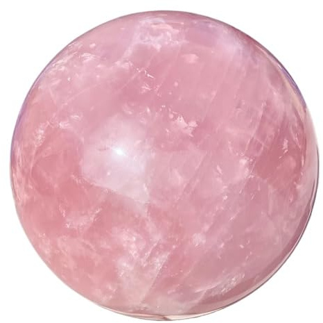 1 pieza de,5-2 kg cuarzo rosa esférico, piedra preciosa aura for decoración habitaciones y oficinas