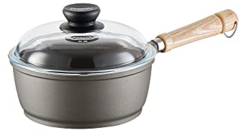 Berndes Bonanza Induction Kasserolle mit einem Griff mit Deckel 18 cm, 1,7 Liter, Aluminium-Druckguss, Induktion
