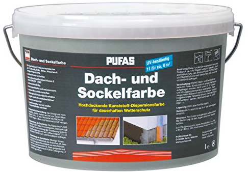 Dach- und Sockelfarbe 2,5 L, 963 Anthrazit