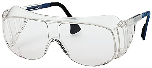 Uvex 9161 Schutzbrille/Überbrille für Damen/Herren - leicht, beschlagfrei und kratzfest, erfüllt die Normen EN 166, EN 170