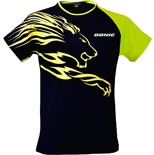 DONIC T-Shirt Lion Optionen XL, schwarz/gelb
