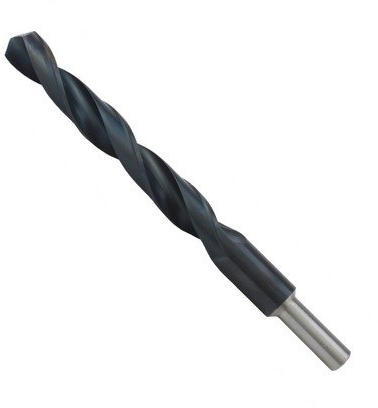 Weischer® - HSS-R Schaftbohrer Ø 15,0 mm | mit reduziertem Schaft 13 mm | Spiralbohrer Metallbohrer Eisenbohrer | Bohrer für Metall, Stahl, Aluminium, Eisen | stabil & bruchfest