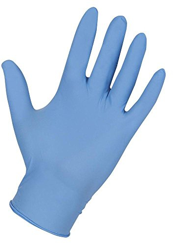 PACKAGING AND DISPOSABLES DISPOSABLE NITRILE POWDER FREE GLOVES (100, LARGE)