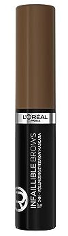 L'Oréal Paris Brow Artist Plump & Set 108 Dark Brunette, braunes Augenbrauen-Gel für definierte und dichter wirkende Augenbrauen