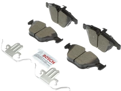 BOSCH BC1260C QuietCast Premium Ceramic Disc Brake Pad Set - Compatible with Select BMW 323i, 328i, 328i xDrive, 328xi, X1; FRONT