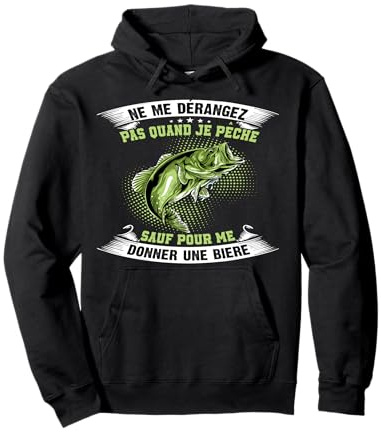 Pêche en mer Cadeau pour pêcheur en surfcasting Sweat à Capuche