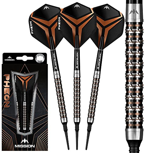 Mission Pheon Black & Bronze Electro 90% Softdarts 20 Gramm