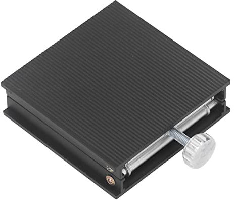 Plataforma de elevación de laboratorio, cojinete de laboratorio de aleación de aluminio de 30 kg como máximo, base de elevación de laboratorio para herramientas de medición Negro