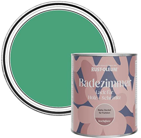 Rust-Oleum Green Moisture Resistant Bathroom Wood and Cabinet Paint in Gloss Finish - Emerald 750ml