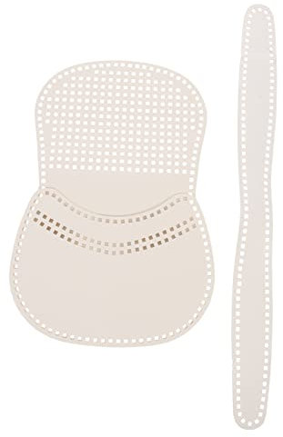 Didiseaon DIY Mesh Plate for Crochet Bag Making Pu Net Crochet Projects Accessory for Handbag Crafting