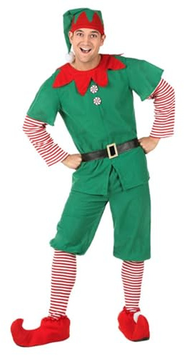 Weihnachtself Kostüm Set, Unisex Erwachsene Kinder Baby Weihnachten Outfits Elfen Kostüm für Karneval Christmas Party