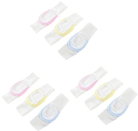 Operitacx Babywindel 9 STK Windelstreifen Gürtel ersetzt Windelverschlüsse elastische Windelstreifen Befestigungsgurt für Sicherheitswindeln Elastizität Windelgürtel neugeboren