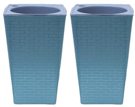 zwxqe Arrosage des pots de fleurs | Arrosage automatique | Pots à orchidées queue de tigre | Pot à orchidée carré haut avec poignée, arrosage automatique multifonctionnel pour pots de fleurs