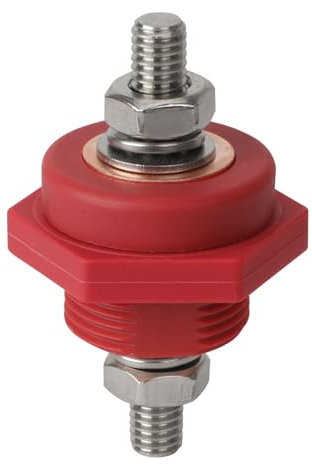 Rebellious Stromverteilungsblock 3/8 Zoll Einzelbolzen Sammelschiene Isolierter Batteriepfosten Anschlussblock Für Marine Boote Automobile
