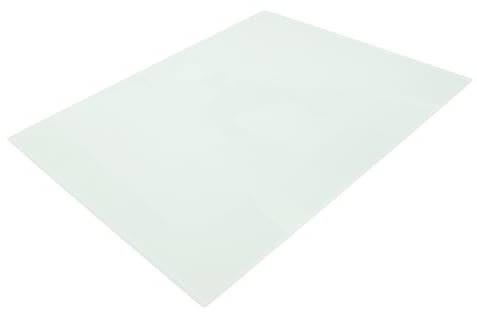 Cabilock Tabla de Cortar de Vidrio Rectangular para Cocina Superficie Antideslizante para Verduras Accesorio Práctico