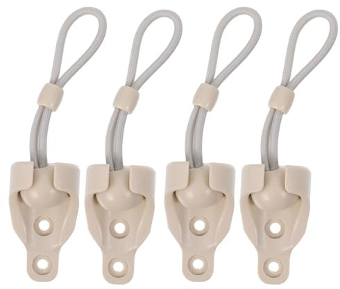 Nudorpn Lot de 4 cordons pour auvent avec boule – Store d'extérieur pour fenêtre, soleil, pique-nique, piscine, aire de jeux