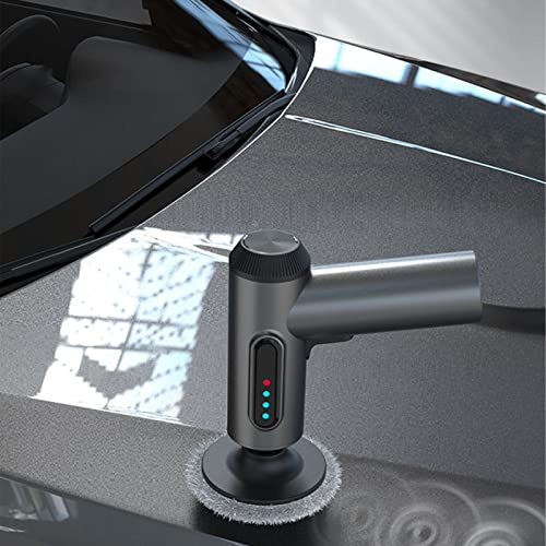 Tbest Pulidora de Búfer para Coche, Máquina Pulidora y Enceradora con Batería de Litio Portátil Inalámbrica, Herramienta de Reparación de Arañazos para Coches (Máquina pulidora - Versión básica)